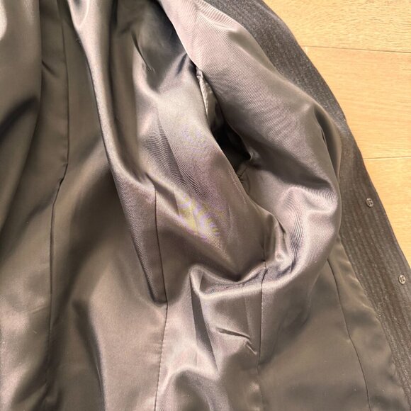 Korean Vintage Compagna Wool Striped Blazer - Picture 8 of 9